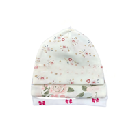Gorro de Algodón para Recién Nacidos 2026, para Niños y Niñas, con Estampado Animal, Cierre de Botón, Transpirable, Estilo Casual para Primavera y Otoño