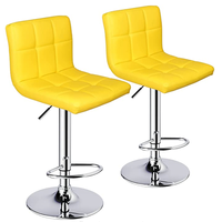 Vente en gros de meubles de bar de style tendance tabouret haut dossier de siège en cuir base de pieds en métal utilisé pour bar pub café café boire