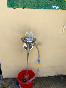 Safewayfire Protection de sécurité Rondelle oculaire d'urgence portable en acier inoxydable de type support - Product Image 5