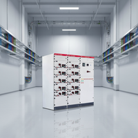 Armoire de Commutation Électrique Industrielle Extérieure/Intérieure Basse Tension OEM, Panneau GCS Rétractable Isolé à l'Air, 1 Panneau IP54 2500A
