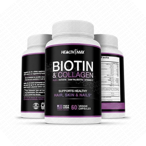 Venta caliente de vitaminas <span class=keywords><strong>para</strong></span> <span class=keywords><strong>el</strong></span> crecimiento del cabello de las mujeres, biotina y suplementos de colágeno <span class=keywords><strong>para</strong></span> un rápido crecimiento del cabello y la piel - Product Image 1