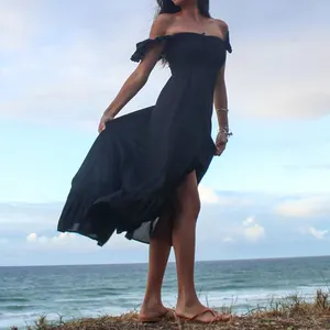 Großhandel neuestes Design Baumwolle sexy junges Mädchen Strandkleid für Frau
