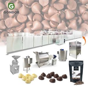Machine de dépose rotative de bureau grande capacité pour chocolat en paillettes et boutons, avec rouleau de distribution - Product Image 1