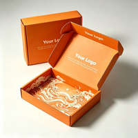 Cajas de Envío de Papel Kraft con Logotipo Personalizado Impreso con Tinta de Soya, Caja de Cartón Corrugado de Alta Calidad, Caja de Cartón Mate para Regalos