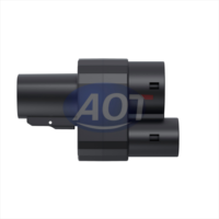 Chargeur Tesla DC AOTAI 200A 125A, état neuf, prise CCS2 vers CCS1, convertisseur de voiture électrique, 200KW, IP54, fibre rouge