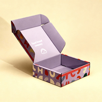 Boîtes d'expédition en carton ondulé personnalisées avec logo, durables, pour emballage cadeau, type avion, vente en gros
