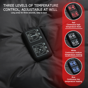 Vente en gros de vestes <span class=keywords><strong>chauffantes</strong></span> à capuche 21 zones pour hommes, coupe-vent, vêtements d'extérieur pour motos, veste chauffante électrique intelligente - Product Image 2