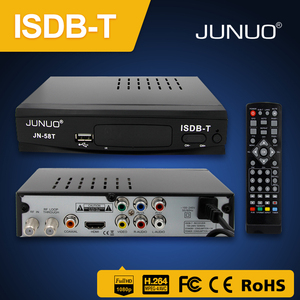 JUNUO STB fábrica OEM decodificador de tv h.264 MPEG4 digital hd set top caja de receptor de tv isdb-t Brasil/ filipinas - Product Image 1