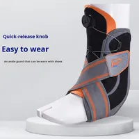 Attelle de cheville unisexe de protection sportive en stock fabricant avec matériau éponge, fixation articulaire et soutien des tendons, manchon de maintien du pied