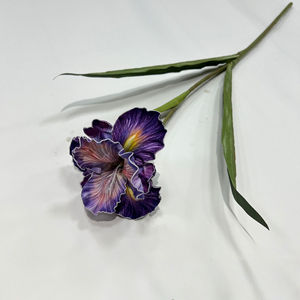 <span class=keywords><strong>Flores</strong></span> DE BODA artificiales moradas para decoración navideña para centro comercial, escaparates, guías de carretera, flor de Acción de Gracias - Product Image 2