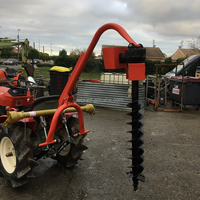 Perceuse de trous de sol à 3 points pour tracteur, entraînée par prise de force, composants d'engrenage de haute précision