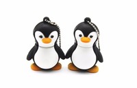 Memoria USB con Diseño de Pingüinos Adorables, Mini Pendrive de 2Gb, 4Gb, 8Gb, 16Gb, 64Gb