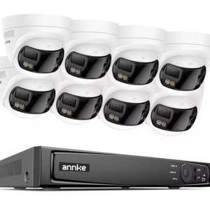 <span class=keywords><strong>ANNKE</strong></span> 8CH 12MP H.265 + PoE NVR 8pcs 4K PoE <span class=keywords><strong>IP</strong></span> Dual Lens Smart Dual Light Panoramique Tourelle Caméra Sécurité Système de Surveillance - Product Image 1