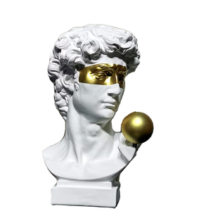 Résine Gypse <span class=keywords><strong>Grec</strong></span> Apollo Statue Huaqi SKC07 Vente en Gros Mini <span class=keywords><strong>Bouddha</strong></span> Sculpture Décoration De Table Style Bouddhiste Résine Moule - Product Image 5