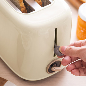 Bear <b>Toaster</b> DSL-C02K8 2-Slot Automatic Power Off Breakfast Maker Beige - Product Image 4