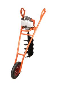 สว่านเจาะดินแบบล้อ 62 ซีซี เครื่องเจาะรูแบบใช้น้ำมันเบนซิน 2 จังหวะ - Product Image 3