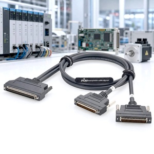 Câble répartiteur E/S SCSI HPCN100 MDR 100 broches mâle vers double HPDB 68 broches mâle, compatible Advantech PCL-10268 pour le contrôle du mouvement - Product Image 1