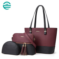 Sac à main pour femme FULIYA, sac à bandoulière tendance, ensemble 3 en 1, sacs à main de luxe portables pour femmes