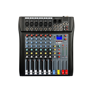 CT6 Chuyên Nghiệp Mini Kim Loại Cầm Tay Mixer Sống Studio Âm Thanh Karaoke USB Bluetooth DJ Âm Thanh Trộn Giao Diện Điều Khiển Chất Lượng Cao 3-Tháng - Product Image 1