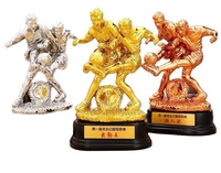 2025 Vente chaude Résine Plaqué Or Trophée MVP Meilleur Joueur Shooter Striker Forward Awards Cadeau Fans Produits