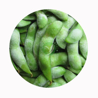 Edamame surgelé en tige XMSD, soja vert de haute qualité, choix populaire pour les restaurants et les importateurs
