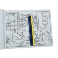 Livre de coloriage pour enfants avec impression personnalisée, livre de coloriage Coco Wyo, vente en gros, reliure parfaite, livres de coloriage pour adultes de haute qualité