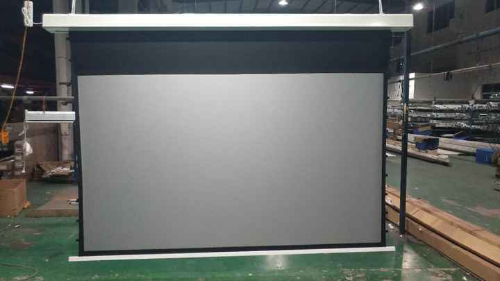 Projector Telon TELON 90-150inch 4k Motorized ALR Tab Tension Long Throw Projector ...