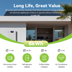 Batería LiFePO4 de 314 Ah y 25.6 V, 8 kWh, de pie, con monitoreo inteligente - Product Image 2