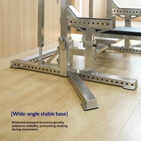 Rack de musculation en acier inoxydable 304, banc de musculation de compétition, support de squat, cadre de musculation multifonctionnel, salle de sport à domicile, durable