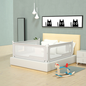 Barrière <span class=keywords><strong>de</strong></span> sécurité pour <span class=keywords><strong>lit</strong></span> bébé Peobebi BR014 avec tissu Oxford et fer gris <span class=keywords><strong>bleu</strong></span>, installation facile, barrière <span class=keywords><strong>de</strong></span> <span class=keywords><strong>lit</strong></span> réglable - Product Image 3