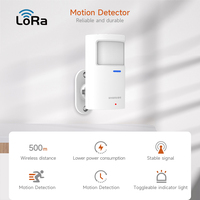 Staniot LoRa Sensor gerak PIR nirkabel, detektor gerakan manusia Alarm Anti pembongkaran jarak 500m stabil untuk rumah