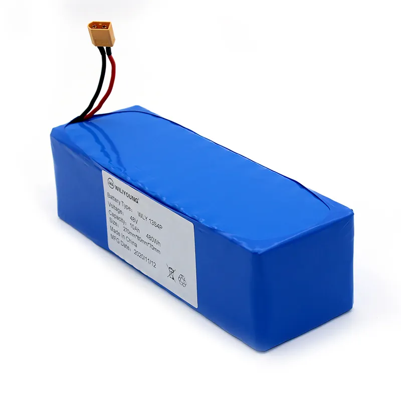 Original Factory Custom Li Ion Battery 13s4p 12V 24V 36V 48V 10Ah 18650 Lithium Ion Battery Pack For Bicycle