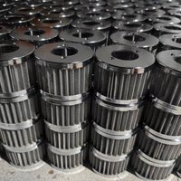 Cartouche filtrante plissée en acier inoxydable pour filtre à air moteur avec haute précision, haute densité, excellente performance de filtration