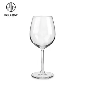 Customization Personalized Bar Oem Clear Goblet Luxury Acrylic Sublimation Unbreakable Crystal Red Wine Goblet Glass