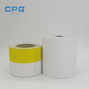 Papel Térmico para Recibos de Cajero Automático/TPV, Certificado FSC, 80x70mm, 65gsm, Rollo de Papel para Terminal Bancaria, Boletos de Estacionamiento, Venta al Por Mayor del Fabricante - Product Image 1