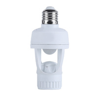 Al aire libre tornillo Tipo de 360 grados del Sensor de movimiento Pir 60W lámpara de luz titular E27