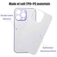 Usine En Gros 2d Sublimation Blancs Téléphone Cas Multi Couleur Pour Samsung S23 Pour iPhone 14 15 Pro Max