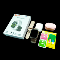 Nuevo diseño WK97 Combo Smart Watch Build A Funny Game TWS Auriculares Carga magnética WK97 Watch Case Película protectora gratis