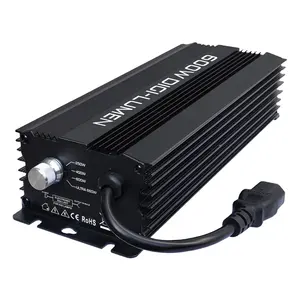 (镇流器品牌定制) 数字250w 400w 600w 660w HPS生长灯电子可调光镇流器和600W反射器f