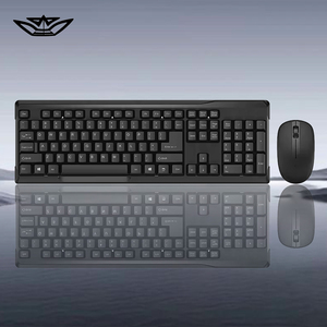 Lvkidron Đen Trắng Bàn Phím Và Chuột Thiết Lập Cảm Biến Quang Học 2.4G Bàn Phím Không Dây Chuột Combo Cho Văn Phòng Kinh Doanh Nhà Thiết Lập - Product Image 1