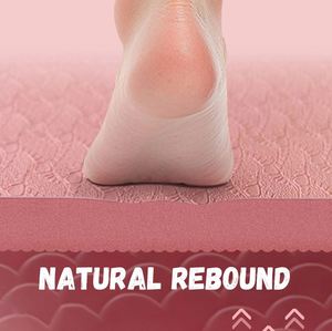 Tapis de yoga personnalisé en TPE antidérapant et écologique avec logo imprimé pour femmes - Product Image 4