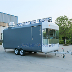 CAMPTRL Kiosque alimentaire de haute qualité pour café, snacks, pizza, <span class=keywords><strong>tacos</strong></span>, barbecue, glaces, chariot de concession, remorque alimentaire mobile, camion de restauration mobile - Product Image 4
