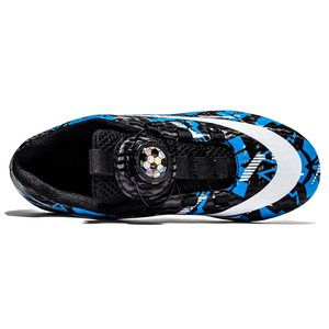 <span class=keywords><strong>Scarpe</strong></span> da calcio per ragazzi Outdoor, <span class=keywords><strong>scarpe</strong></span> da calcio Anti-Slip <span class=keywords><strong>blu</strong></span> per bambini taglia 30, <span class=keywords><strong>scarpe</strong></span> da calcio pazzesco veloce - Product Image 3