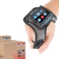 Escáner de Códigos de Barras Industrial Resistente con Android 10, Lector de Códigos QR Manos Libres, WIFI, PDA y Pantalla Visible
