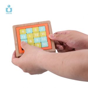 Udeas Montessori số kỹ thuật số nhận thức đồ chơi xách tay mini trượt bằng gỗ câu đố bé Đồ chơi giáo dục - Product Image 2