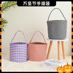 Cesta de Halloween para Niños, Decoraciones Coloridas para Cubos de Halloween - Product Image 3