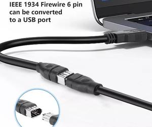 <span class=keywords><strong>Firewire</strong></span> <span class=keywords><strong>IEEE</strong></span> <span class=keywords><strong>1394</strong></span> 6 pines hembra <span class=keywords><strong>a</strong></span> <span class=keywords><strong>USB</strong></span> 2,0 <span class=keywords><strong>A</strong></span> macho <span class=keywords><strong>Cable</strong></span> convertidor <span class=keywords><strong>Cable</strong></span> disco duro - Product Image 3