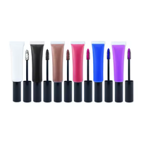 Mascara de marque propre, cosmétiques, mascara waterproof, noir intense, longue tenue, brosse fine, facile à enlever, mascara tubulaire noir intense
