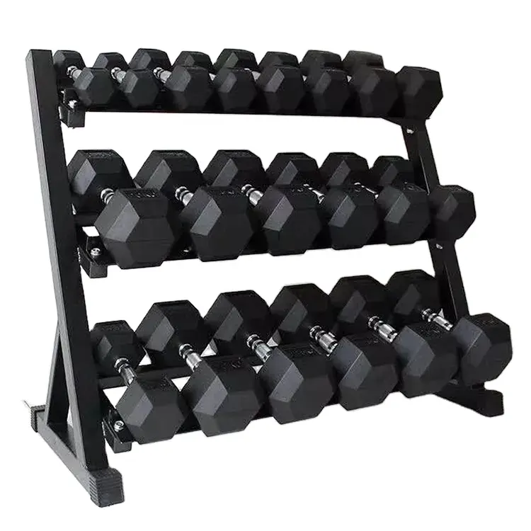 ARTBELL Factory Supply Gym Dumbbell Rack Fix con 20 Set di Rack per manubri