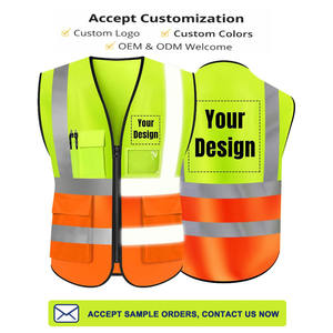 Chaleco Reflectante de Seguridad Multiusos para Motociclistas, Chaleco de Tráfico de Alta Visibilidad, Ropa de Seguridad Reflectante, Chaleco de Construcción - Product Image 1